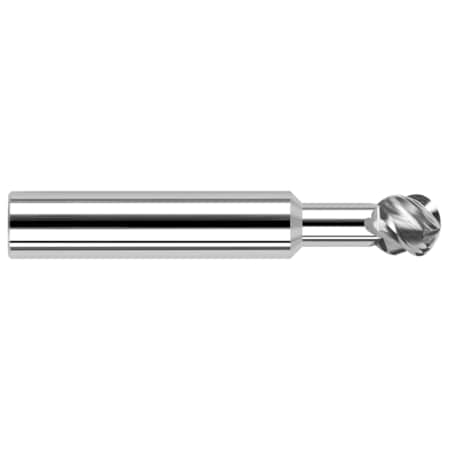 Undercutting End Mill - 270 High Helix, 0.2500 (1/4), Number Of Flutes: 4